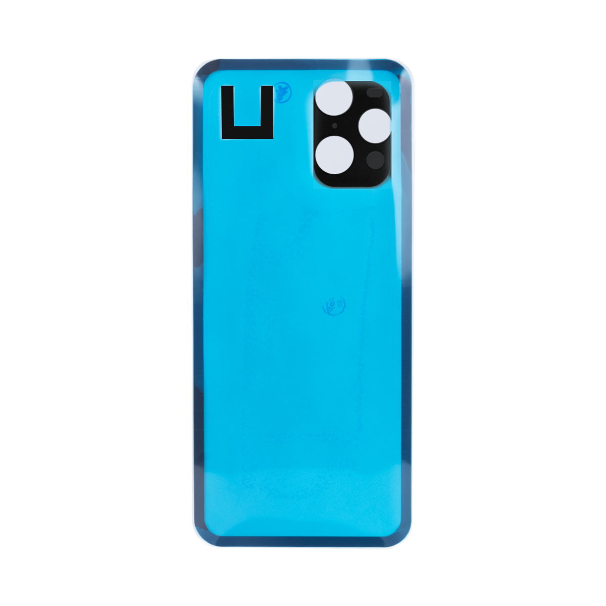 Oppo Find X3 Pro Back Cover Without Lens Gloss Black OEM