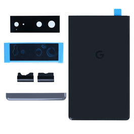 Google Pixel 6 Back Cover Stormy With Lens Black OEM
