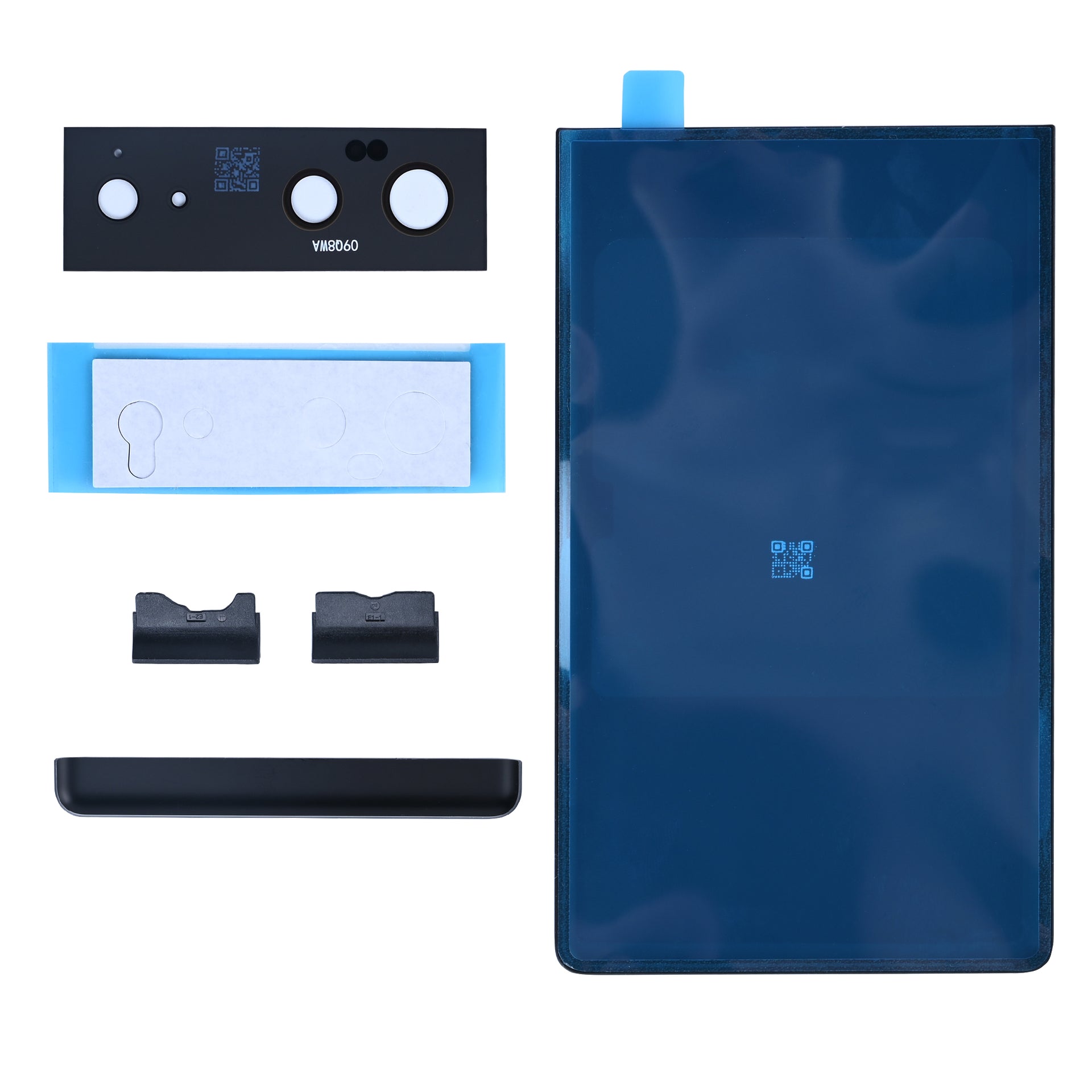 Google Pixel 6 Back Cover Stormy With Lens Black OEM