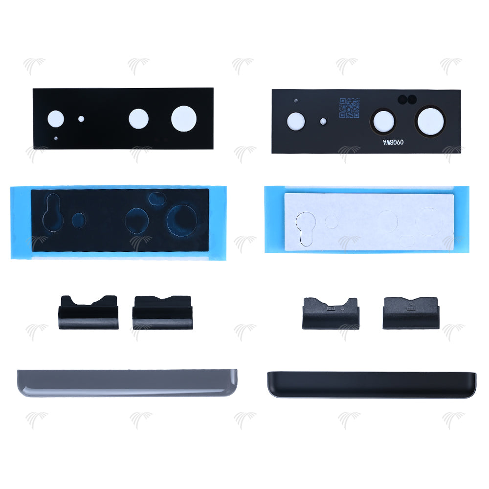 Google Pixel 6 Back Cover Stormy With Lens Black OEM