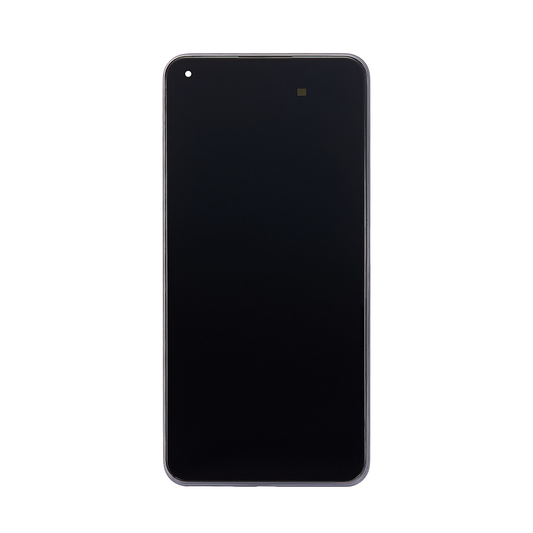 Xiaomi 11 Lite 5G NE Display And Digitizer With Frame Truffle Black Service Pack