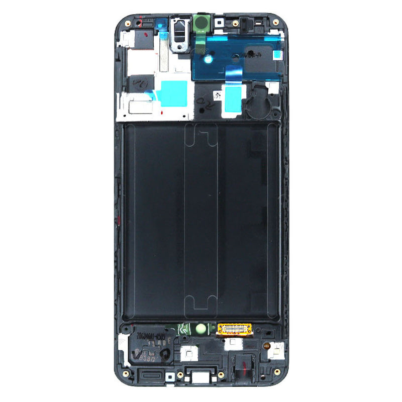 Samsung Galaxy A50 A505F Display And Digitizer With Frame Black Service Pack