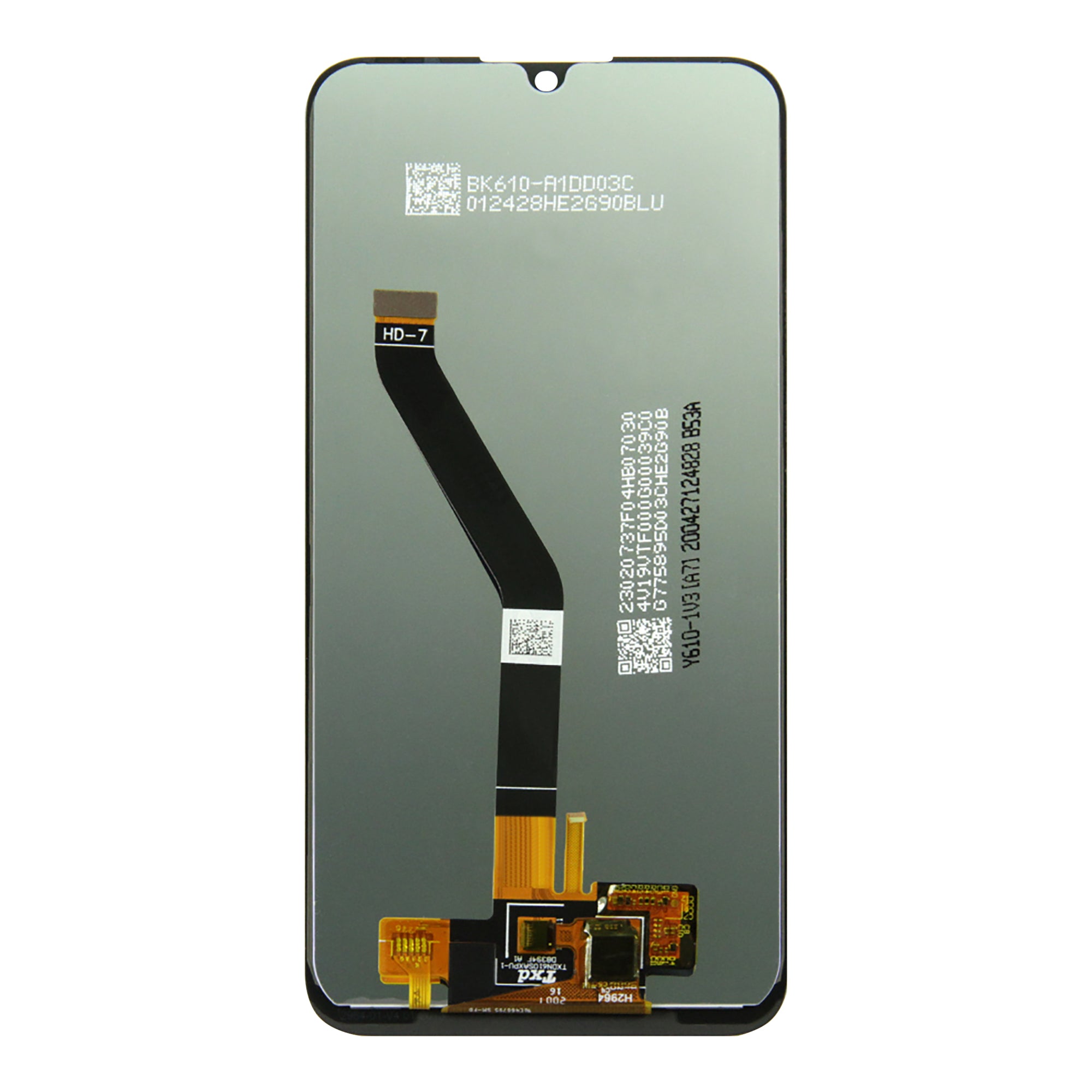 Huawei Y6 (2019) Display And Digitizer Midnight Without Frame Black OEM