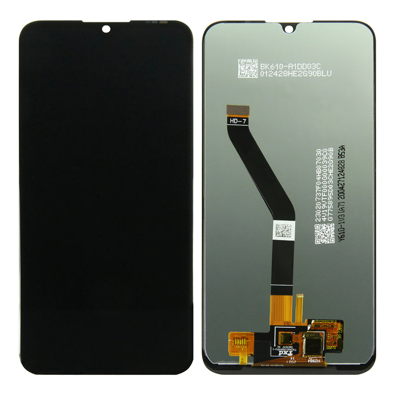 Huawei Y6 (2019) Display And Digitizer Midnight Black OEM