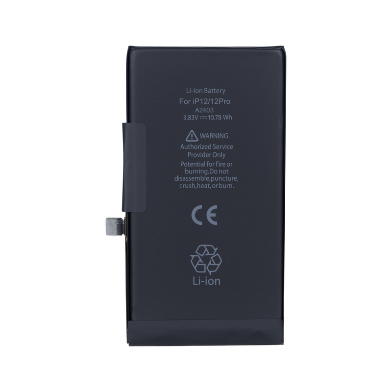 For iPhone 12, 12 Pro Battery With Tag-On Flex
