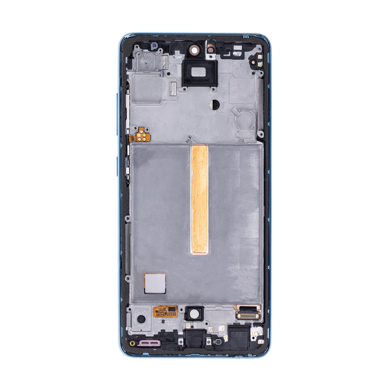 Samsung Galaxy A52 5G A526B, A52s 5G A528B Display And Digitizer With Frame Awesome Blue Soft-OLED
