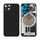 For Apple iPhone 14 Back Glass Without NFC, Enlarged Camera Frame Midnight Compatible