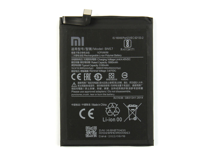 Xiaomi Poco X3 Pro Battery BN57 OEM