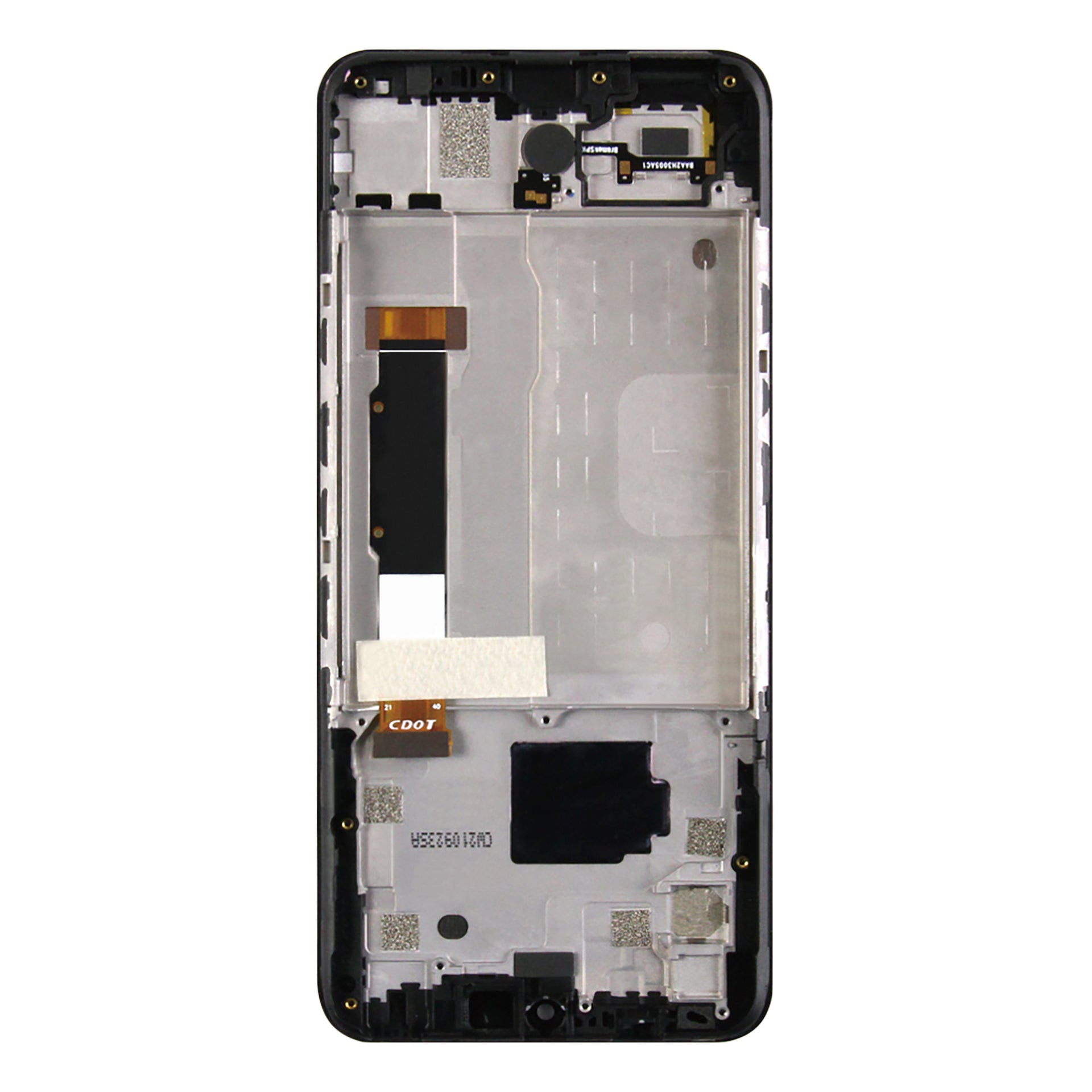 TCL 30 XE 5G T767W Display And Digitizer With Frame Shadow Black OEM