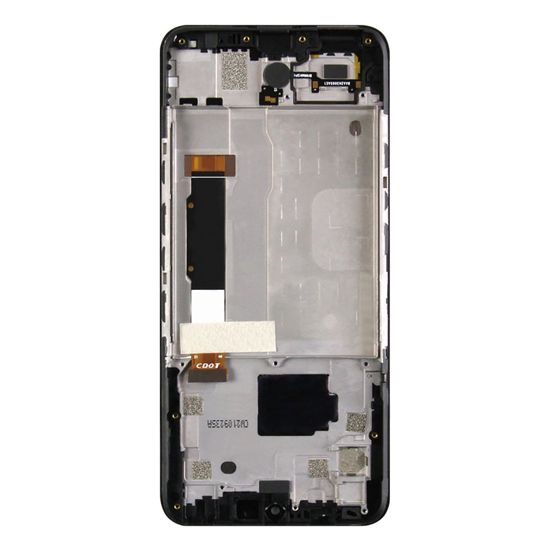 TCL 30 XE 5G T767W Display And Digitizer With Frame Shadow Black OEM