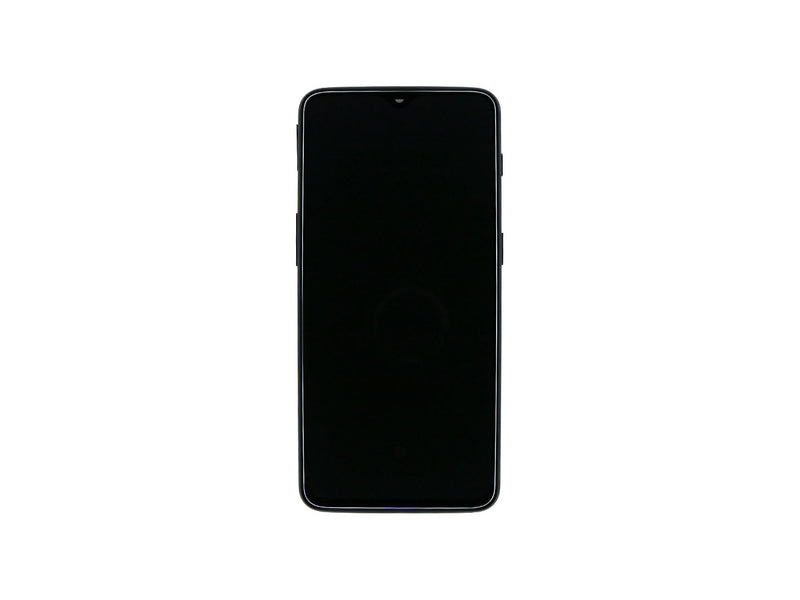 OnePlus 6T Display And Digitizer With Frame Mirror Black Refurbished