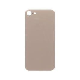 For Apple iPhone 8 Back Glass, Enlarged Camera Frame Gold Compatible