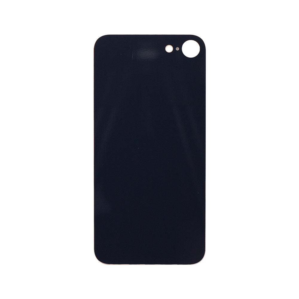 For Apple iPhone 8 Back Glass, Enlarged Camera Frame Gold Compatible