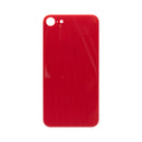 For iPhone 8 Extra Glass Red (Enlarged camera frame)