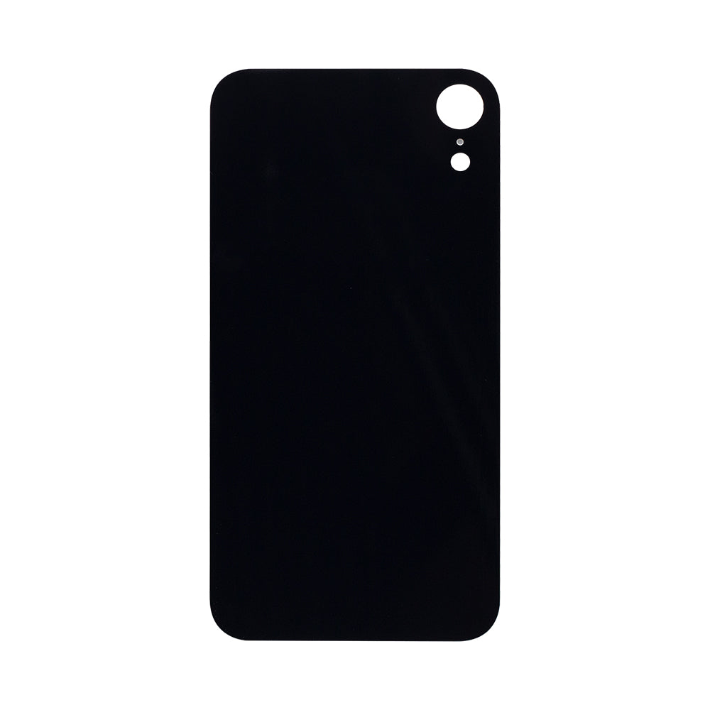 For Apple iPhone XR Back Glass, Enlarged Camera Frame White Compatible
