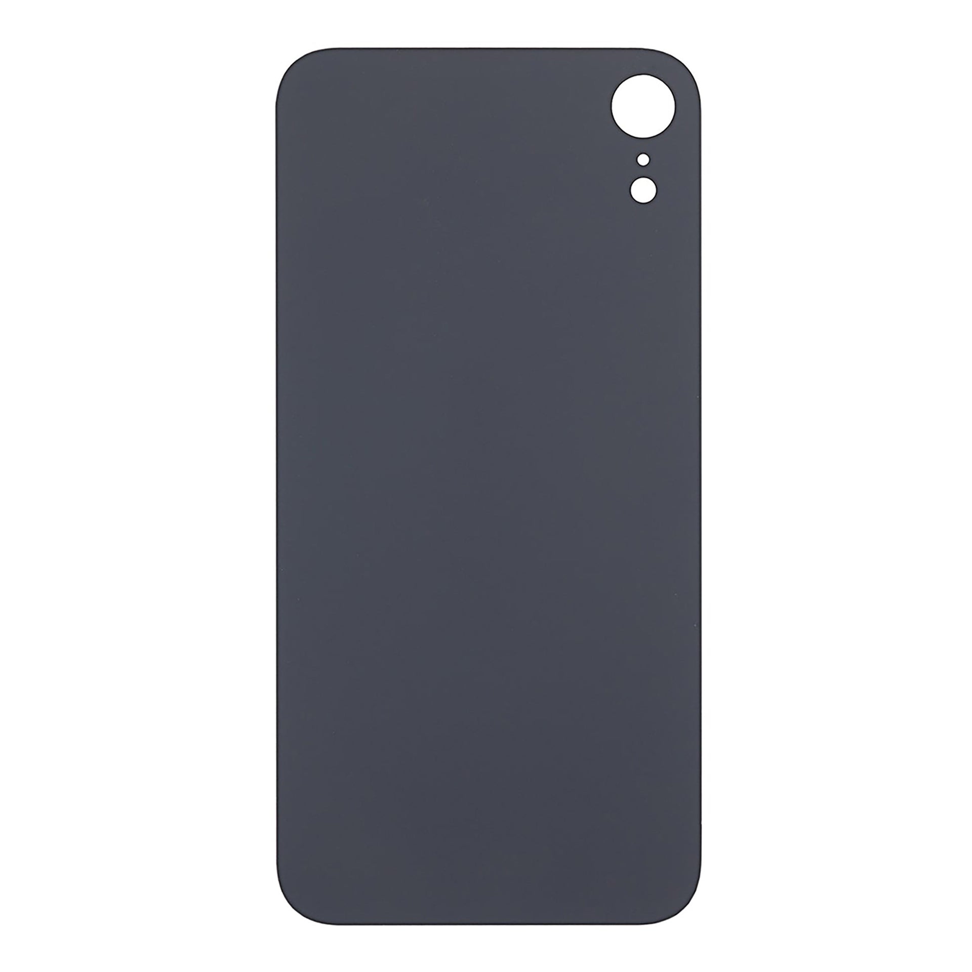 For Apple iPhone XR Back Glass, Enlarged Camera Frame Blue Compatible