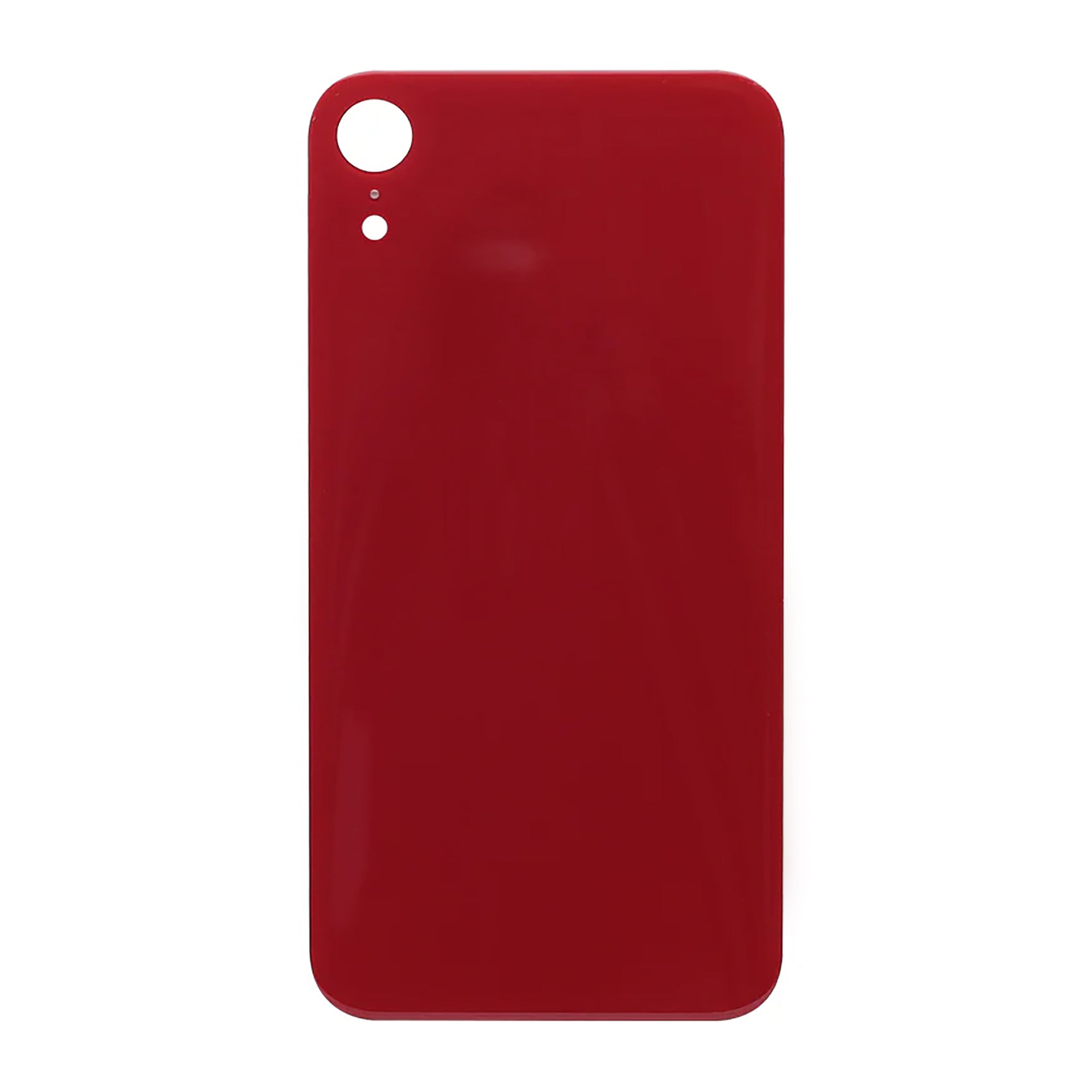 For Apple iPhone XR Back Glass, Enlarged Camera Frame Red Compatible