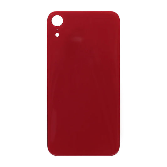 For Apple iPhone XR Back Glass, Enlarged Camera Frame Red Compatible