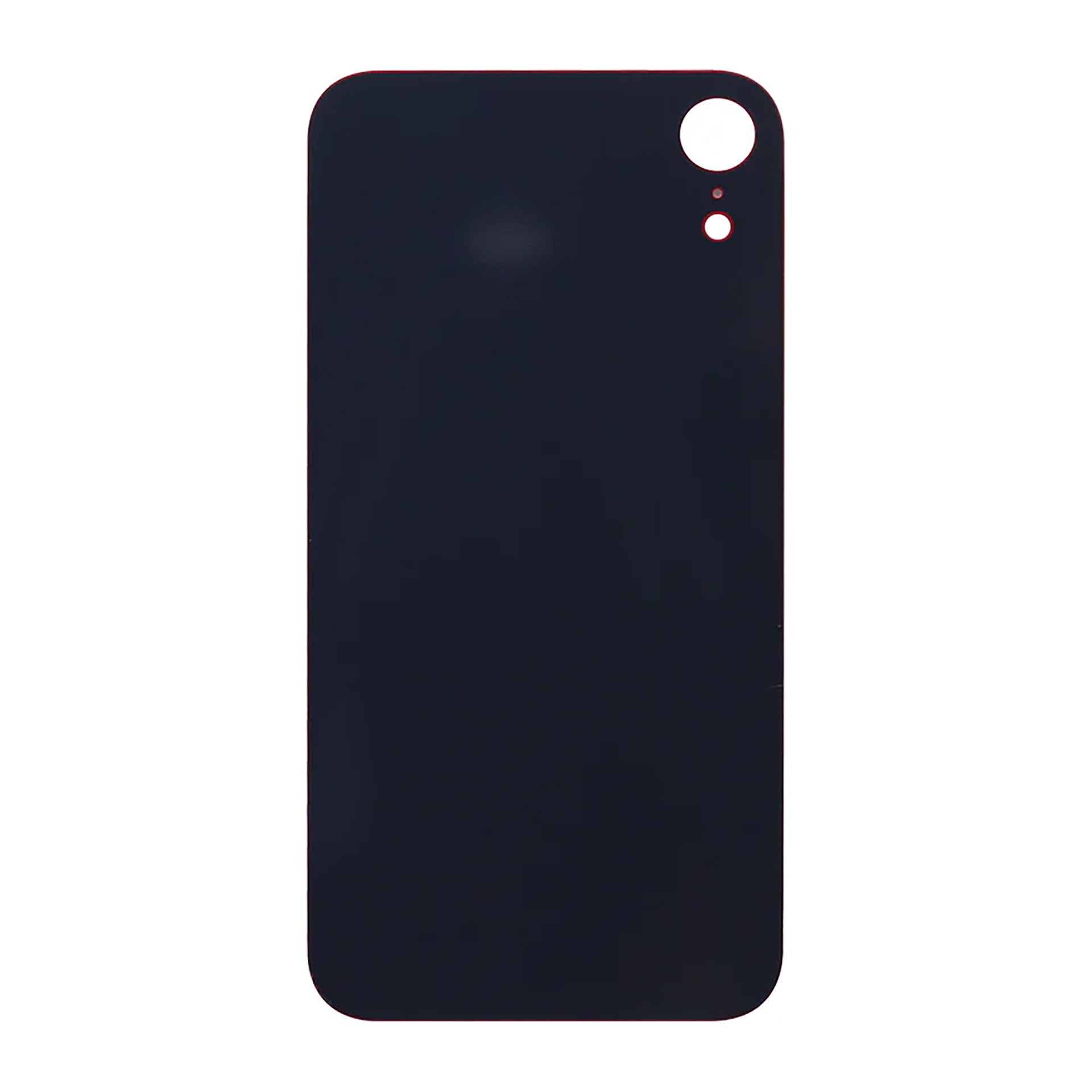 For Apple iPhone XR Back Glass, Enlarged Camera Frame Red Compatible