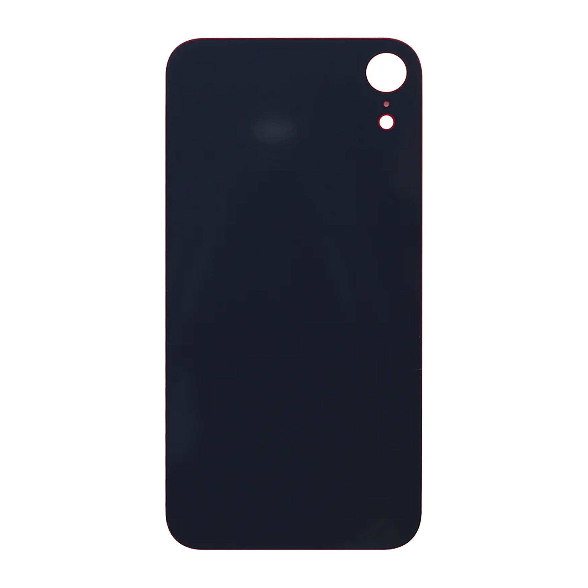 For Apple iPhone XR Back Glass, Enlarged Camera Frame Red Compatible