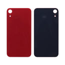 For Apple iPhone XR Back Glass, Enlarged Camera Frame Red Compatible