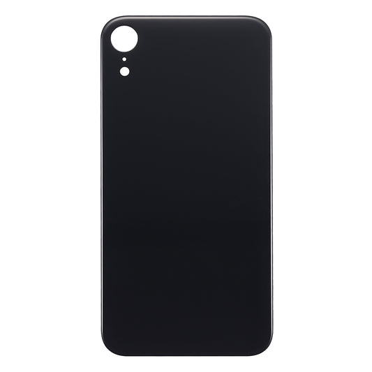 For Apple iPhone XR Back Glass, Enlarged Camera Frame Black Compatible