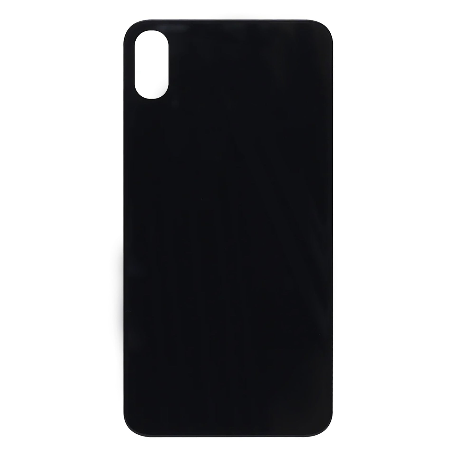 For Apple iPhone XS Max Back Glass, Enlarged Camera Frame Black Compatible