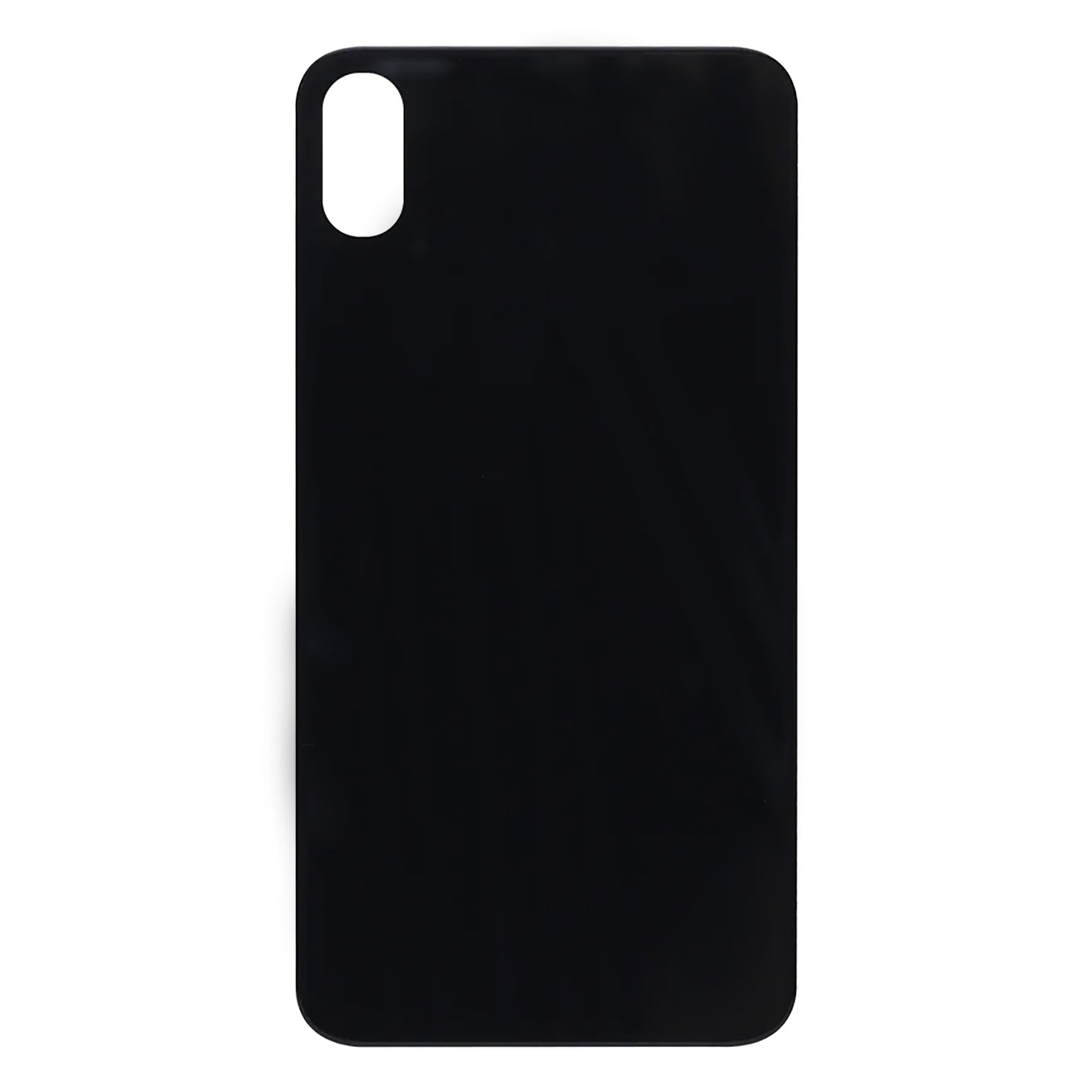 For Apple iPhone XS Max Back Glass, Enlarged Camera Frame Black Compatible