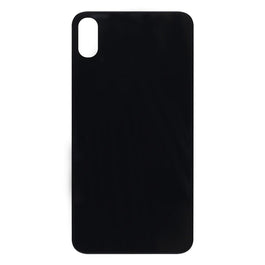 For Apple iPhone XS Max Back Glass, Enlarged Camera Frame Black Compatible