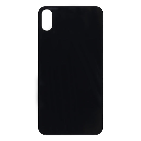 For Apple iPhone XS Max Back Glass, Enlarged Camera Frame Black Compatible