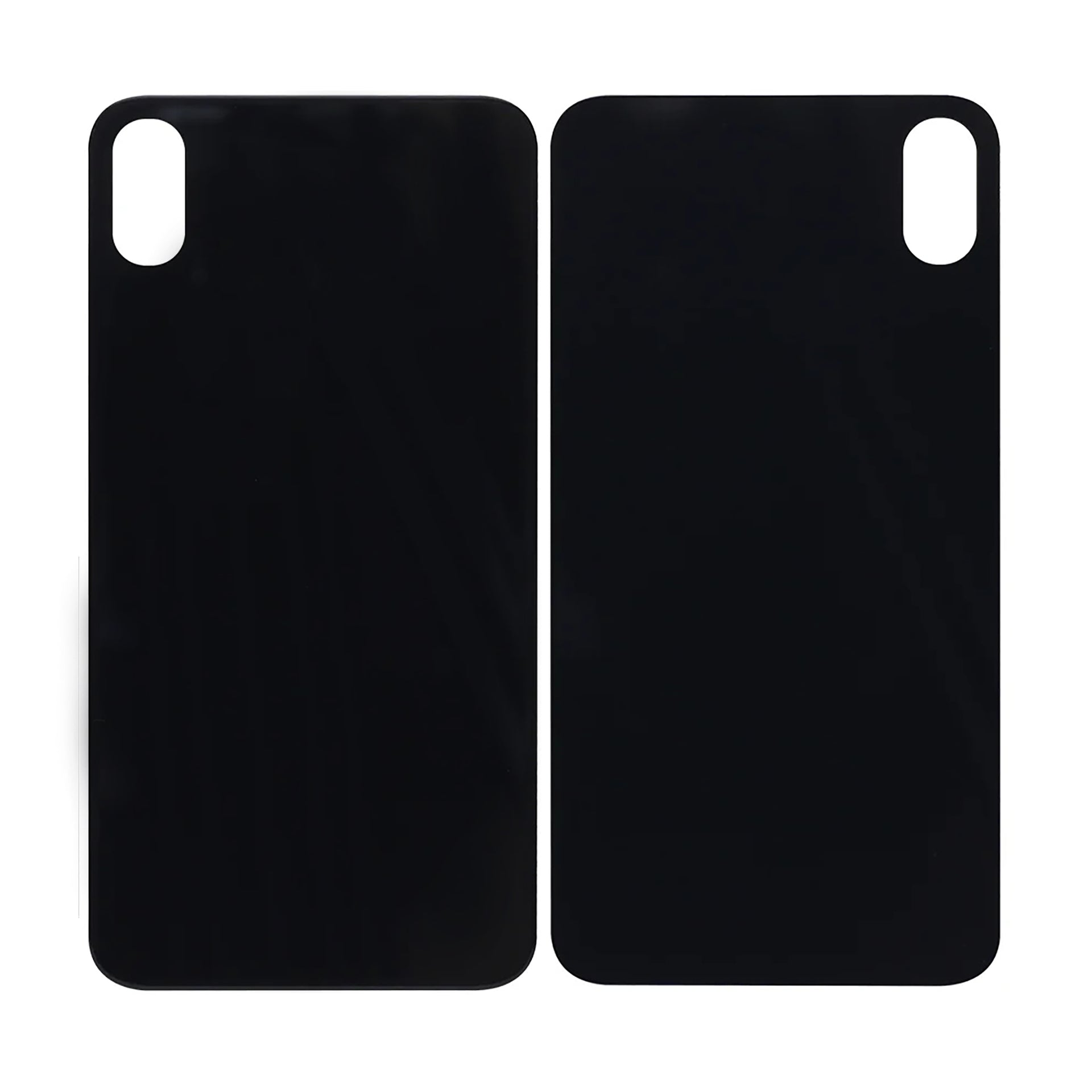 For Apple iPhone XS Max Back Glass, Enlarged Camera Frame Black Compatible