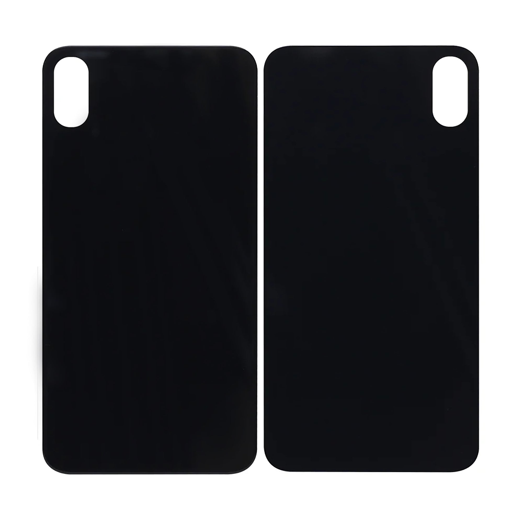 For Apple iPhone XS Max Back Glass, Enlarged Camera Frame Black Compatible