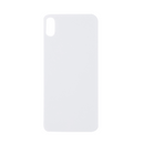 For Apple iPhone XS Max Back Glass, Enlarged Camera Frame White Compatible