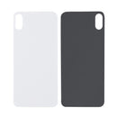 For Apple iPhone XS Max Back Glass, Enlarged Camera Frame White Compatible