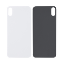 For Apple iPhone XS Max Back Glass, Enlarged Camera Frame White Compatible