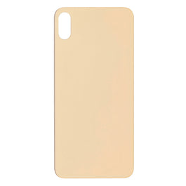 For Apple iPhone XS Max Back Glass, Enlarged Camera Frame Gold Compatible