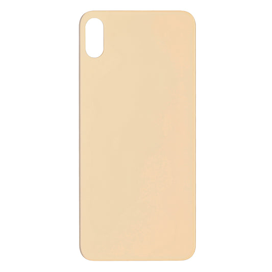 For Apple iPhone XS Max Back Glass, Enlarged Camera Frame Gold Compatible