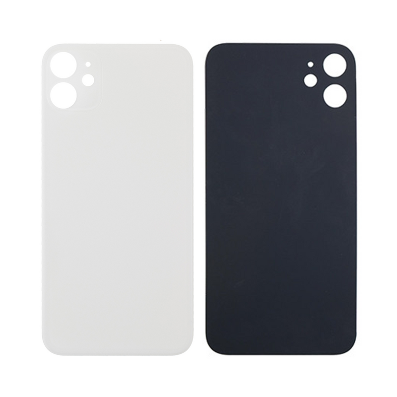 For iPhone 11 Extra Glass White (Enlarged camera frame)