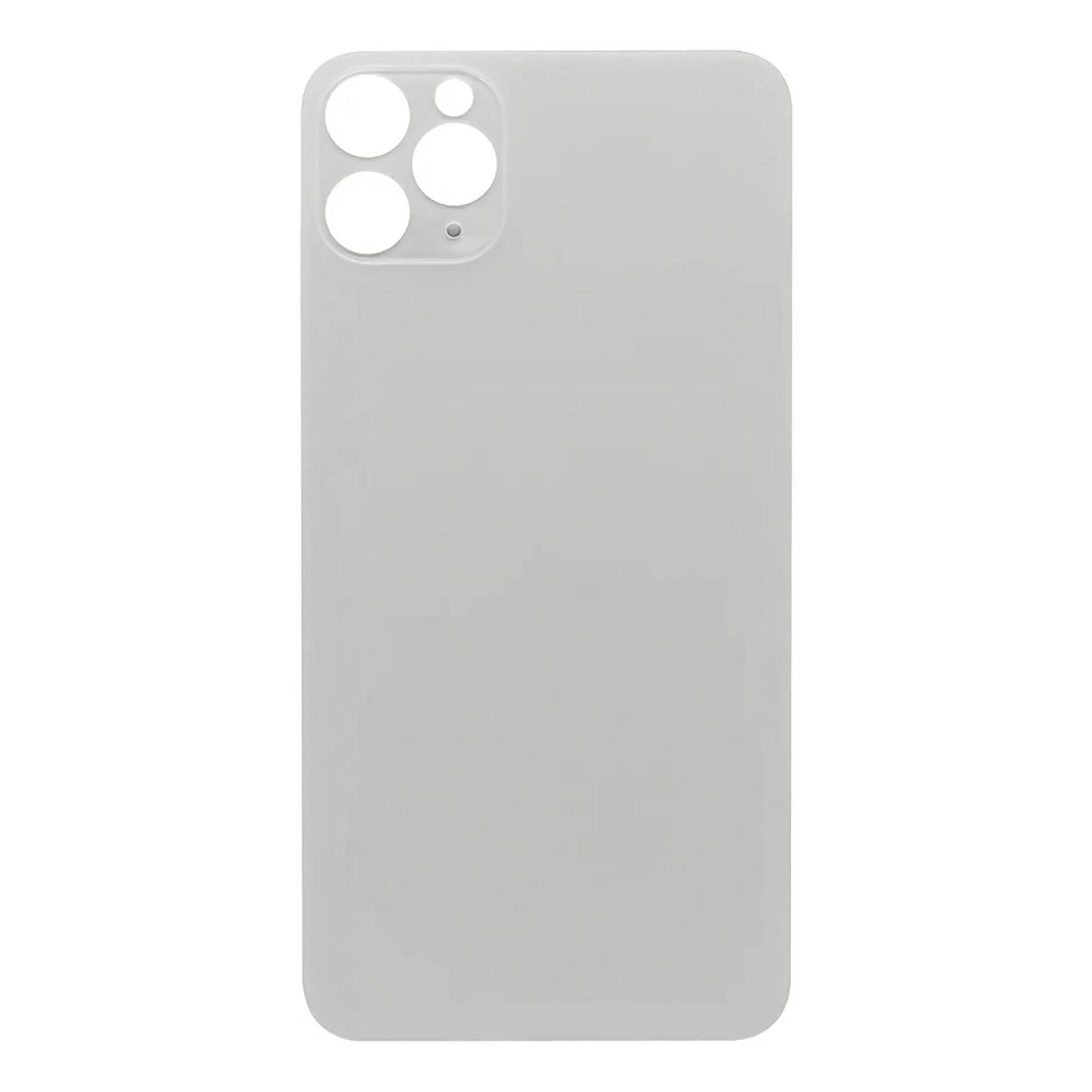 For Apple iPhone 11 Pro Max Back Glass, Enlarged Camera Frame White Compatible