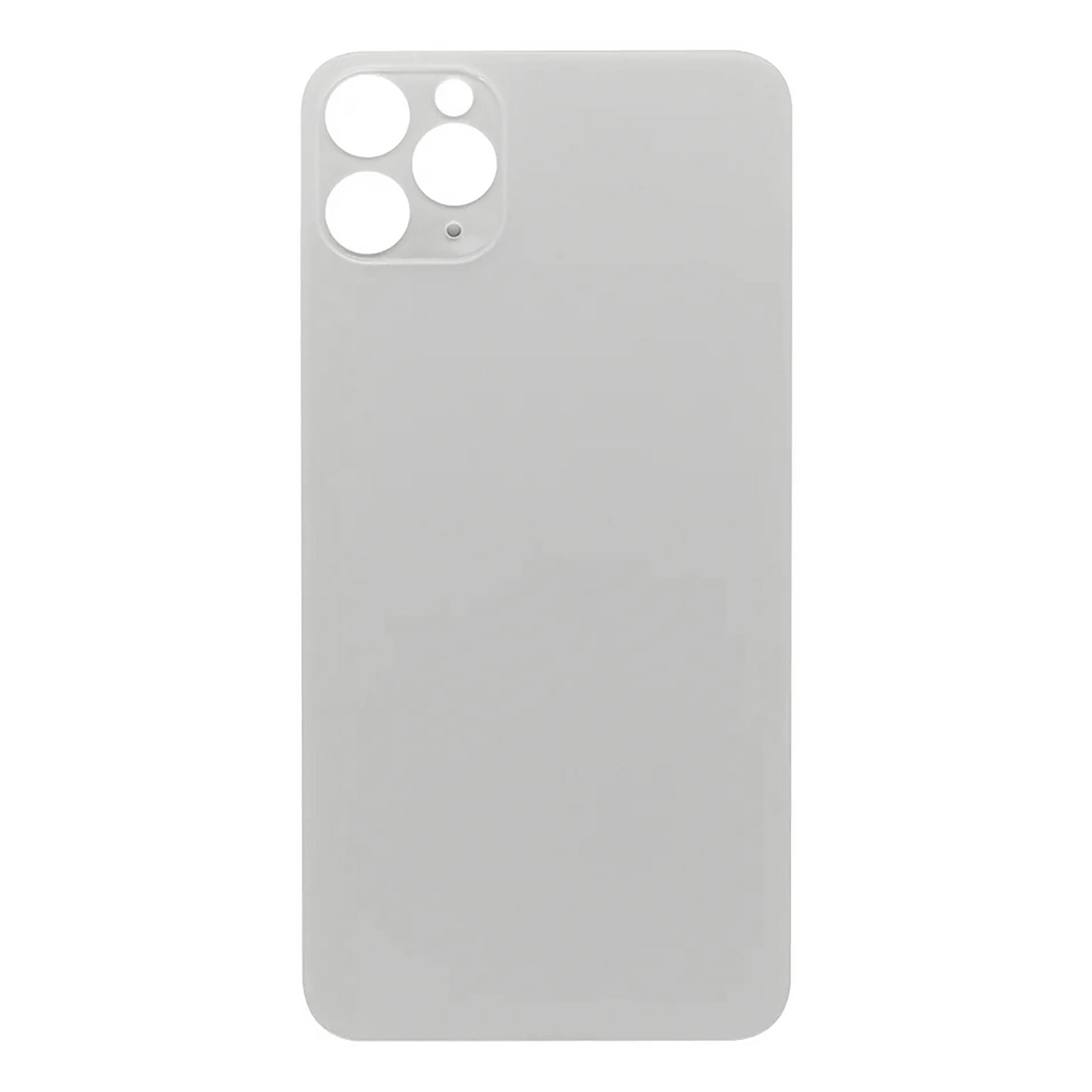 For Apple iPhone 11 Pro Max Back Glass, Enlarged Camera Frame White Compatible