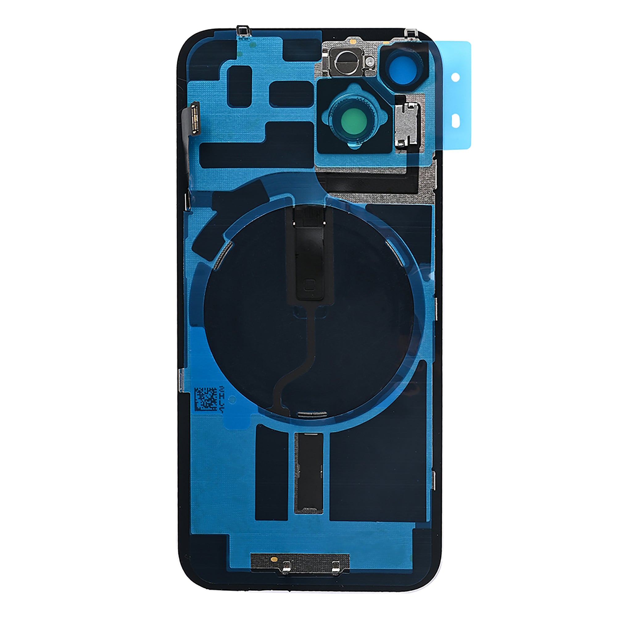For Apple iPhone 14 Back Glass Without NFC, Enlarged Camera Frame Purple Compatible