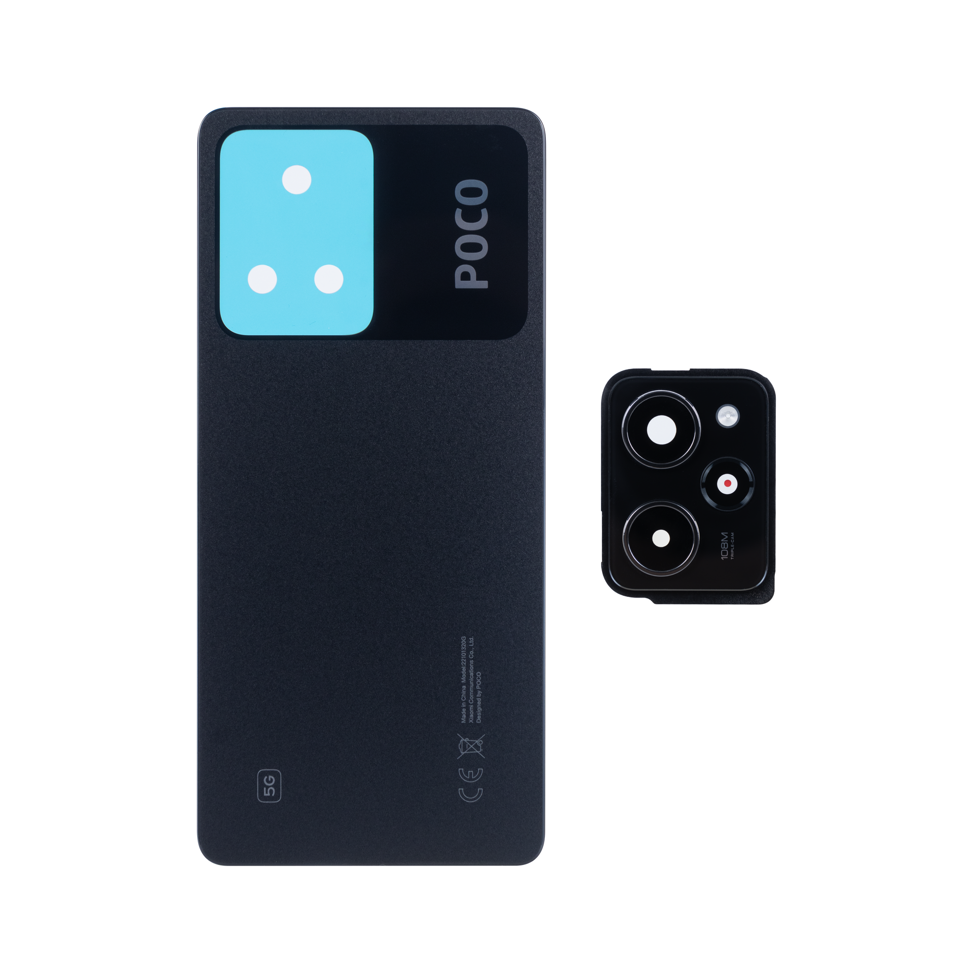 Xiaomi Poco X5 Pro 5G Back Cover With Lens Astral Black OEM