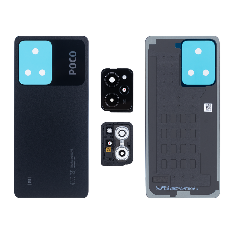 Xiaomi Poco X5 Pro 5G (22101320G) Back Cover With Lens Astral Black OEM