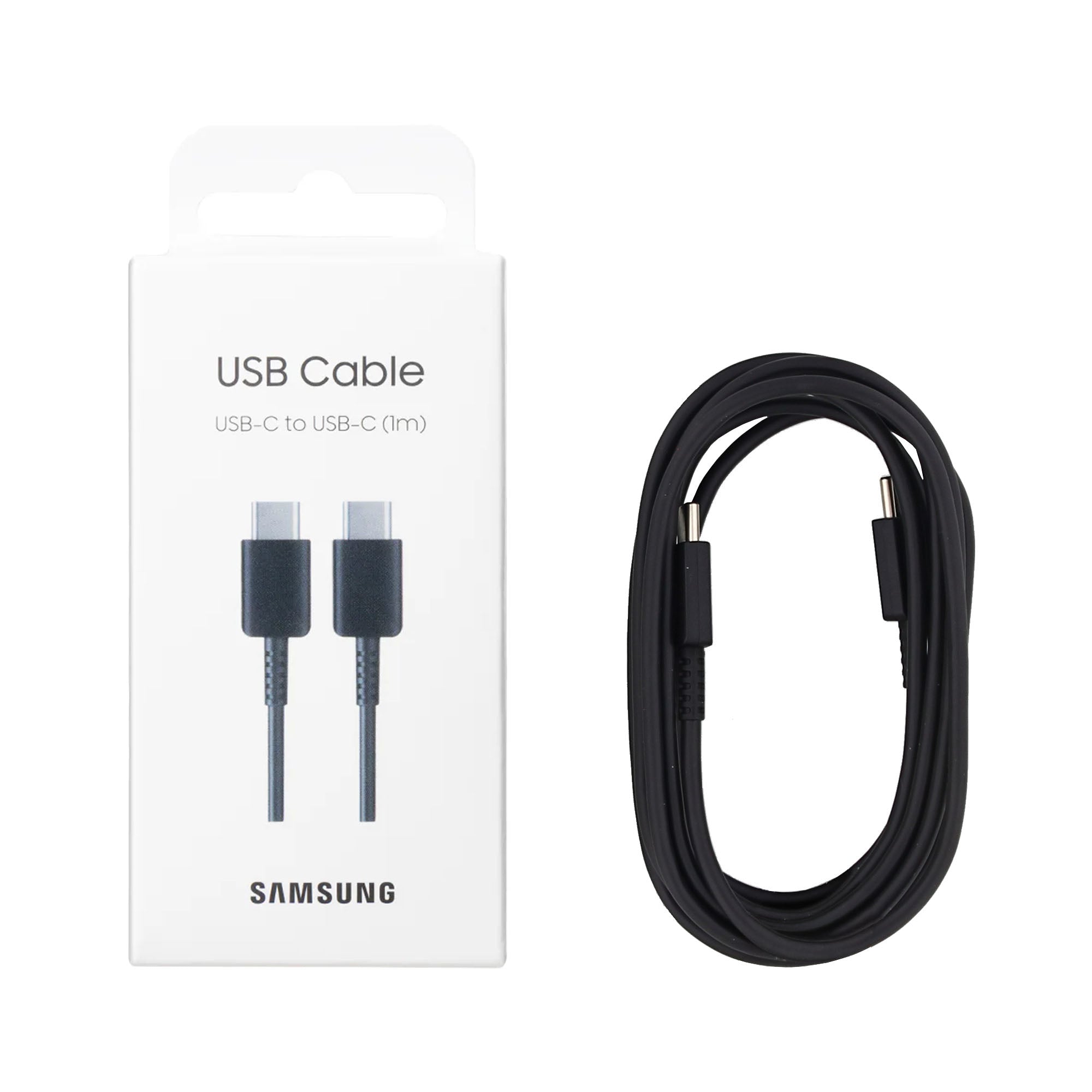 Samsung EP-DA705BBEGWW  USB-C To USB-C Data Cable 100cm Black Original Retail Box