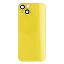 For Apple iPhone 14 Plus Back Glass Without NFC, Enlarged Camera Frame Yellow Compatible