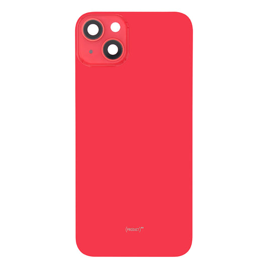 For Apple iPhone 14 Plus Back Glass Without NFC, Enlarged Camera Frame Red Compatible