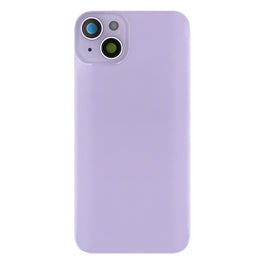For Apple iPhone 14 Plus Back Glass Without NFC, Enlarged Camera Frame Purple Compatible