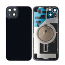 For Apple iPhone 14 Plus Back Glass Without NFC, Enlarged Camera Frame Midnight Compatible