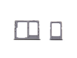 Samsung Galaxy J6 Plus J610F Sim Card Holder Set Blue OEM