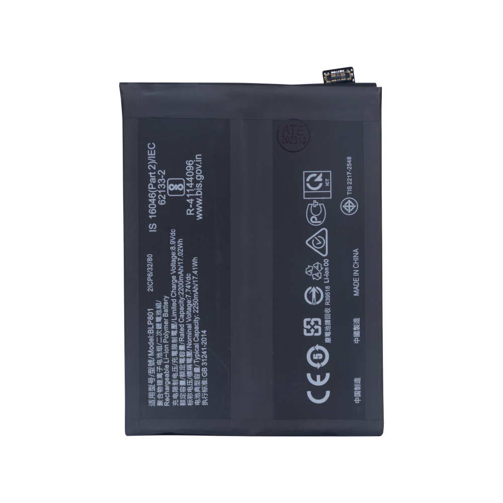 Oneplus 8T Battery BLP801 OEM